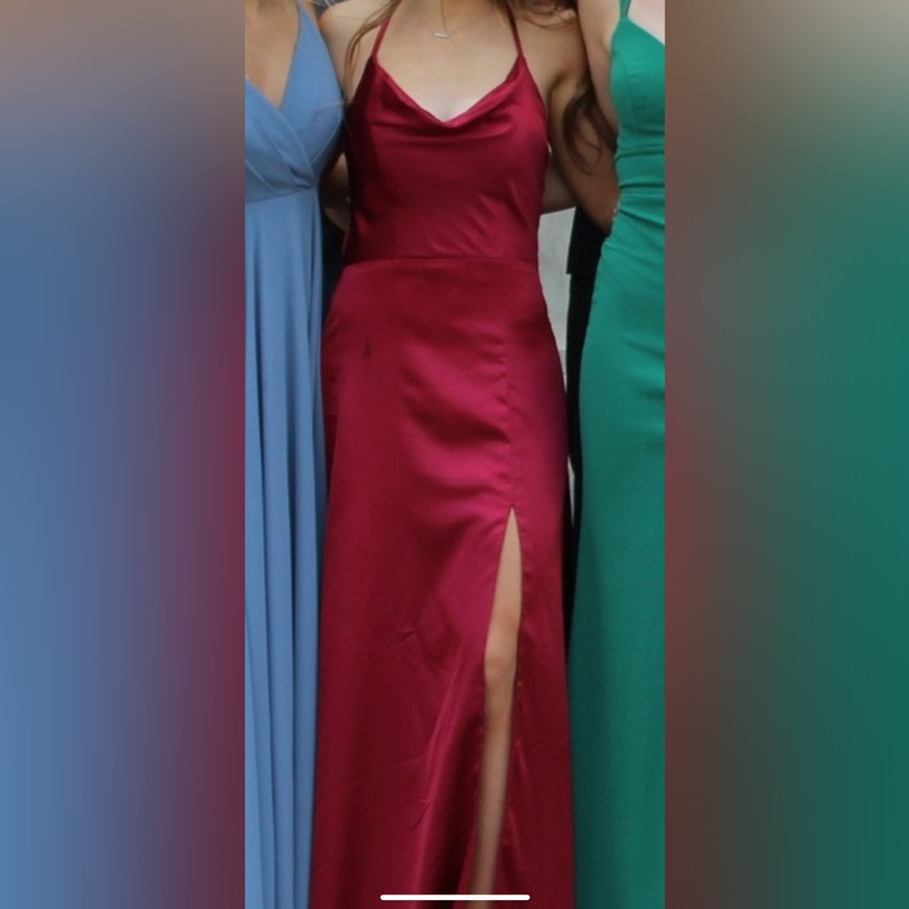 Burgundy Prom Dress